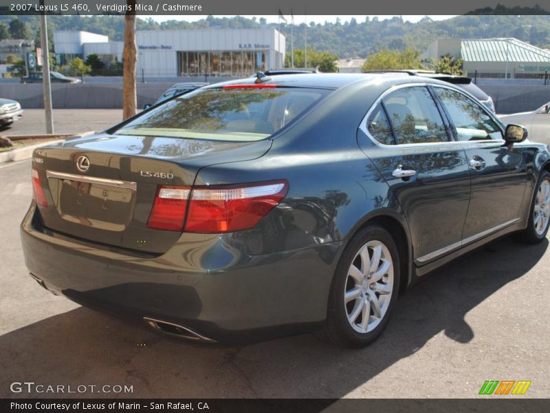 Verdigris Mica / Cashmere 2007 Lexus LS 460