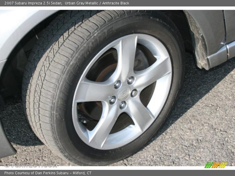 Urban Gray Metallic / Anthracite Black 2007 Subaru Impreza 2.5i Sedan