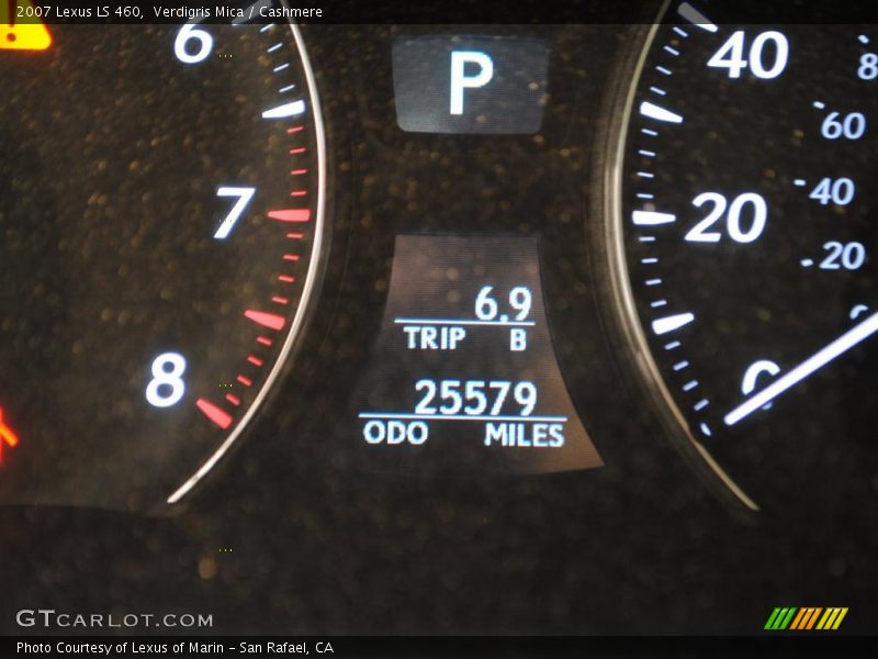 Verdigris Mica / Cashmere 2007 Lexus LS 460