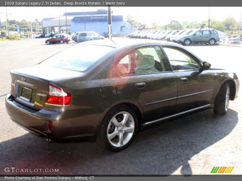Deep Bronze Metallic / Warm Ivory 2009 Subaru Legacy 2.5i Sedan