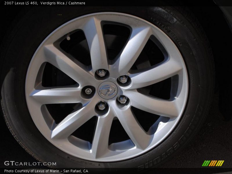 Verdigris Mica / Cashmere 2007 Lexus LS 460