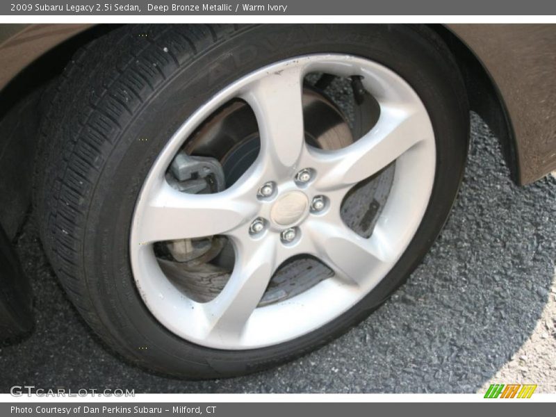 Deep Bronze Metallic / Warm Ivory 2009 Subaru Legacy 2.5i Sedan