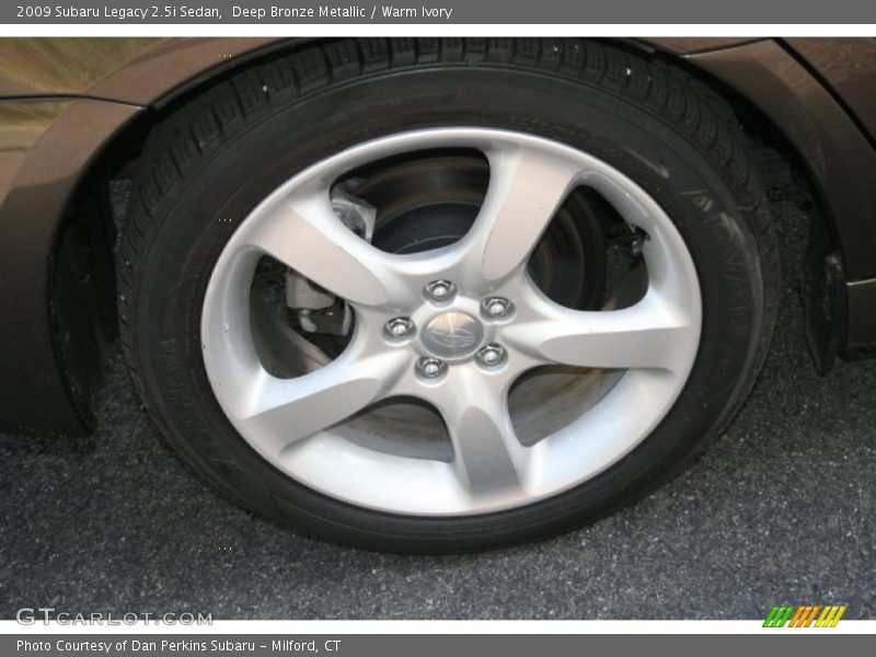 Deep Bronze Metallic / Warm Ivory 2009 Subaru Legacy 2.5i Sedan