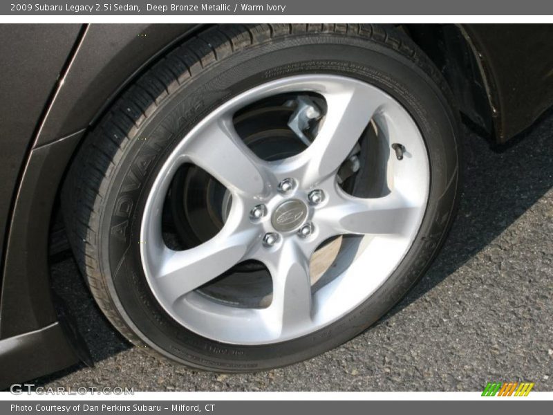 Deep Bronze Metallic / Warm Ivory 2009 Subaru Legacy 2.5i Sedan
