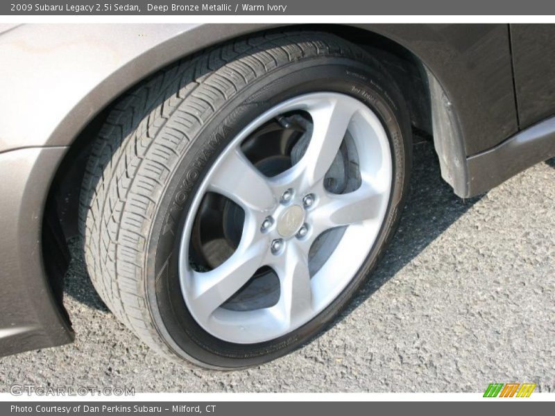 Deep Bronze Metallic / Warm Ivory 2009 Subaru Legacy 2.5i Sedan
