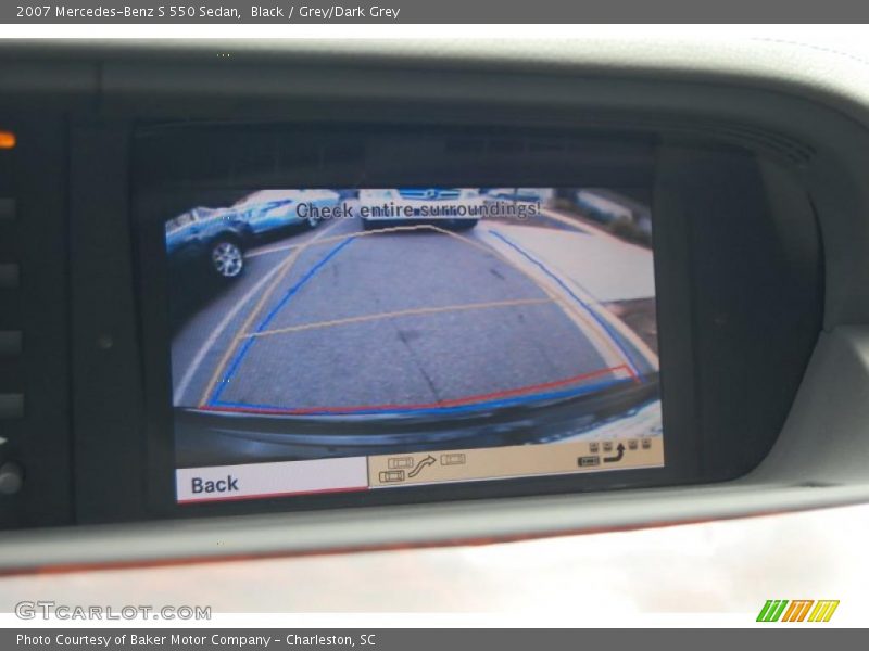 Black / Grey/Dark Grey 2007 Mercedes-Benz S 550 Sedan