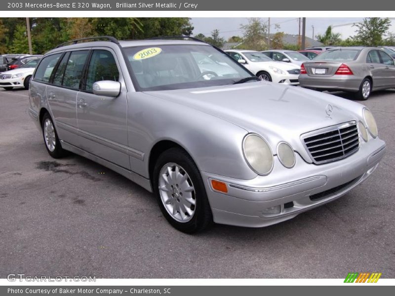 Brilliant Silver Metallic / Grey 2003 Mercedes-Benz E 320 Wagon