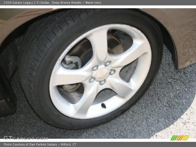 Deep Bronze Metallic / Warm Ivory 2009 Subaru Legacy 2.5i Sedan