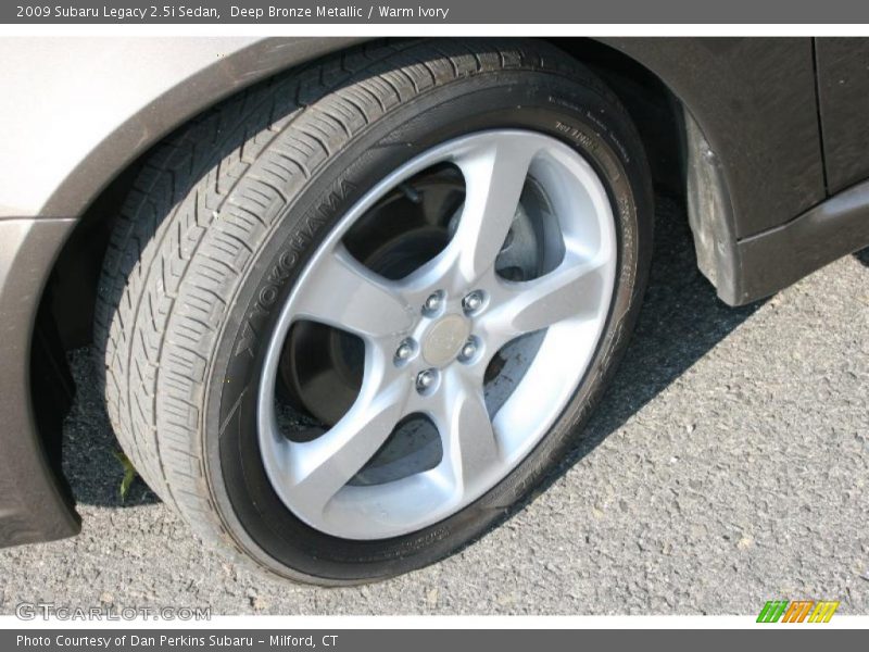 Deep Bronze Metallic / Warm Ivory 2009 Subaru Legacy 2.5i Sedan