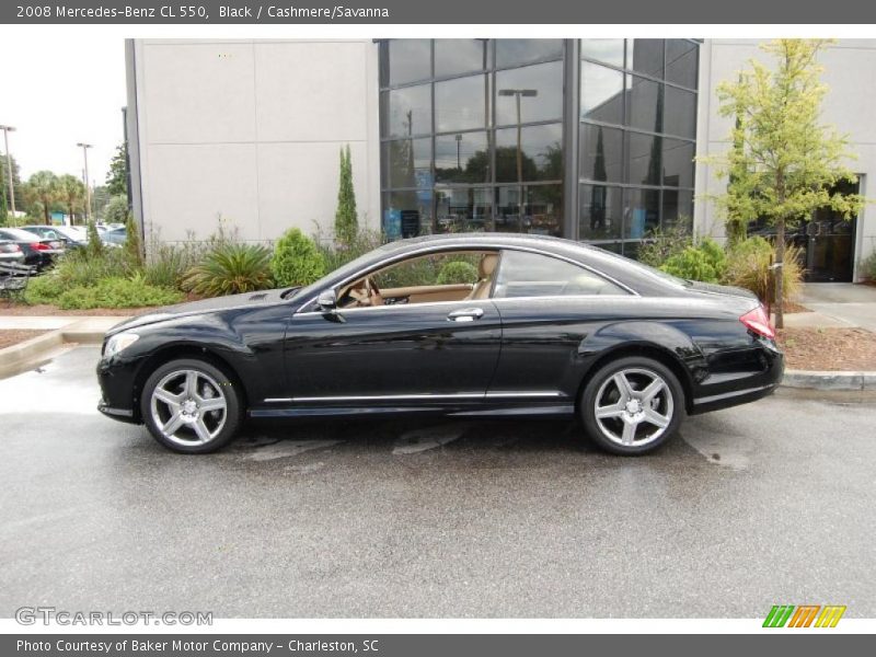Black / Cashmere/Savanna 2008 Mercedes-Benz CL 550