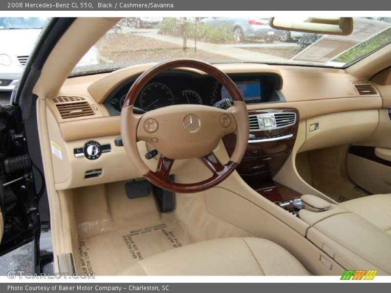 Black / Cashmere/Savanna 2008 Mercedes-Benz CL 550
