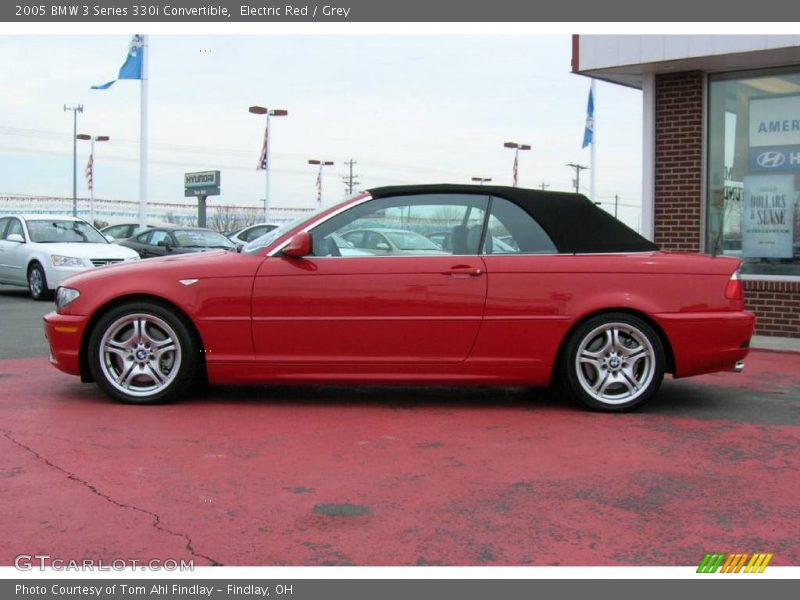 Electric Red / Grey 2005 BMW 3 Series 330i Convertible