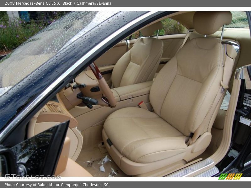 Black / Cashmere/Savanna 2008 Mercedes-Benz CL 550