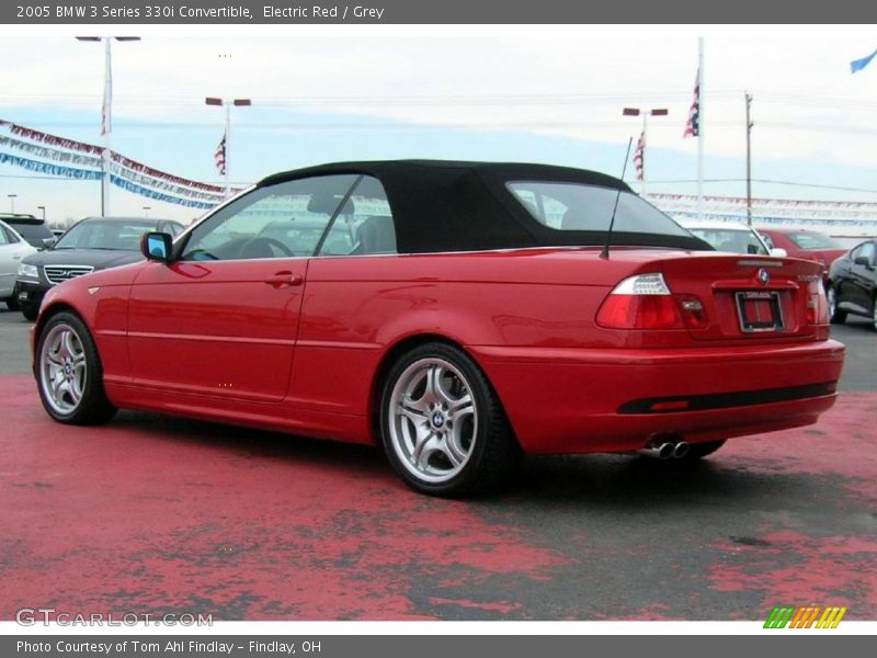 Electric Red / Grey 2005 BMW 3 Series 330i Convertible