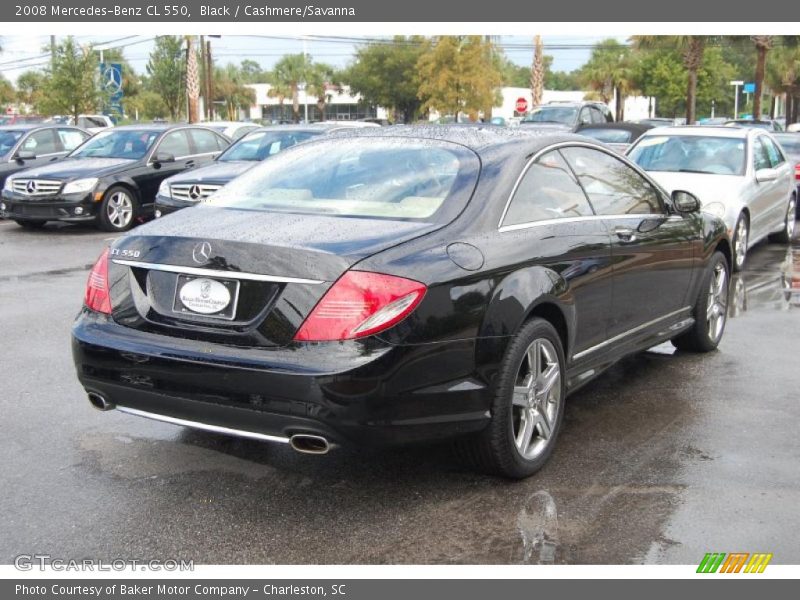 Black / Cashmere/Savanna 2008 Mercedes-Benz CL 550