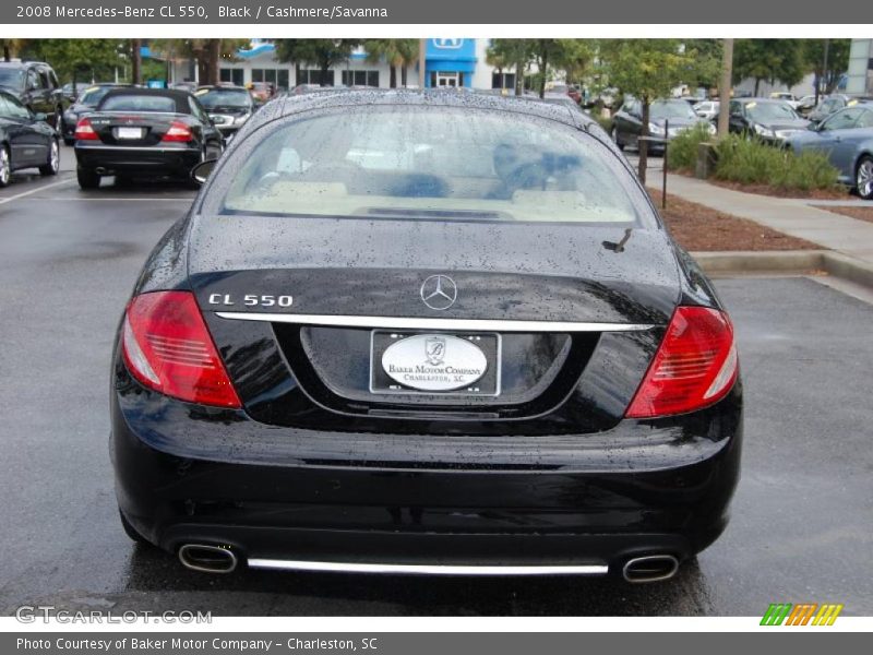 Black / Cashmere/Savanna 2008 Mercedes-Benz CL 550