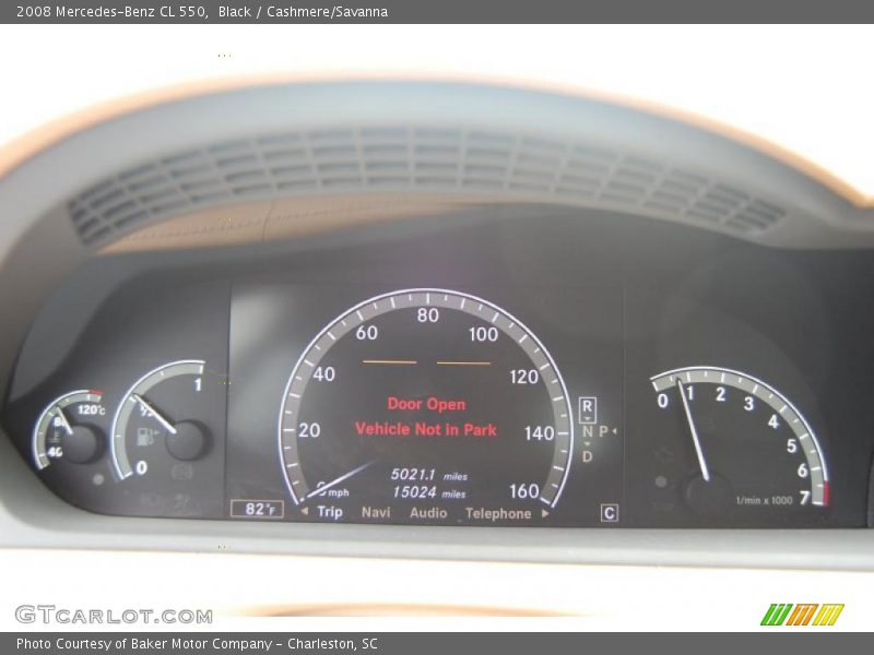 Black / Cashmere/Savanna 2008 Mercedes-Benz CL 550