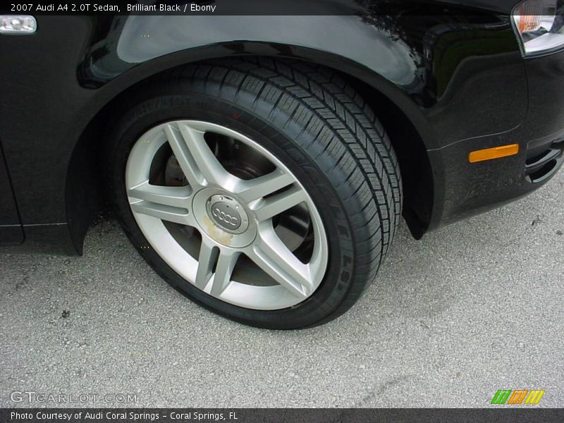 Brilliant Black / Ebony 2007 Audi A4 2.0T Sedan