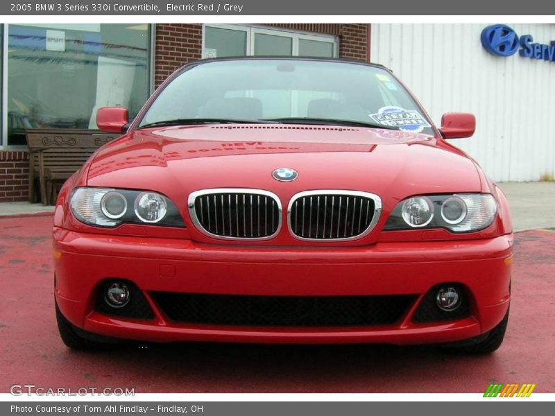 Electric Red / Grey 2005 BMW 3 Series 330i Convertible