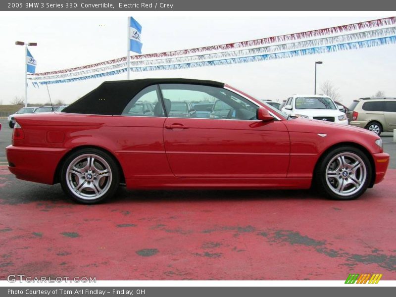 Electric Red / Grey 2005 BMW 3 Series 330i Convertible