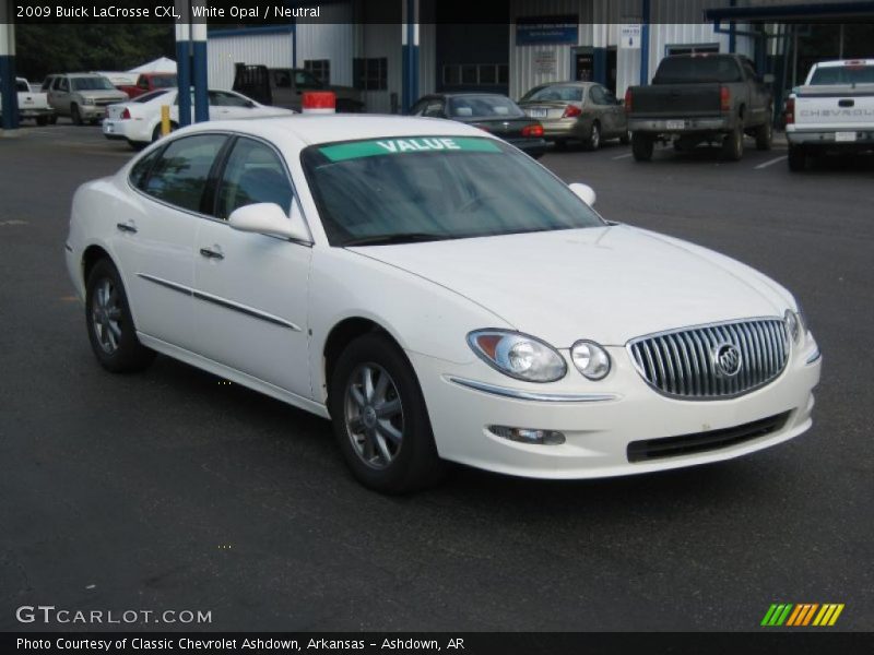 White Opal / Neutral 2009 Buick LaCrosse CXL