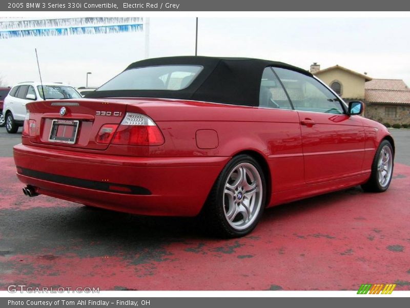 Electric Red / Grey 2005 BMW 3 Series 330i Convertible