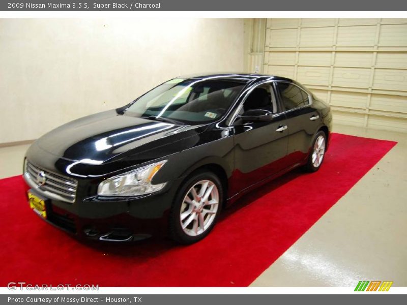 Super Black / Charcoal 2009 Nissan Maxima 3.5 S