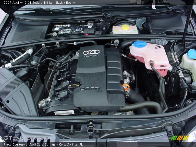 Brilliant Black / Ebony 2007 Audi A4 2.0T Sedan