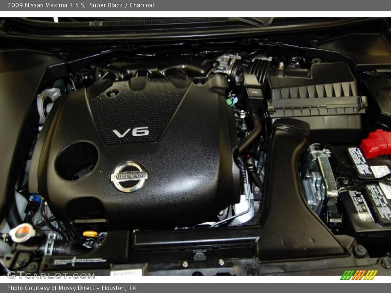 Super Black / Charcoal 2009 Nissan Maxima 3.5 S