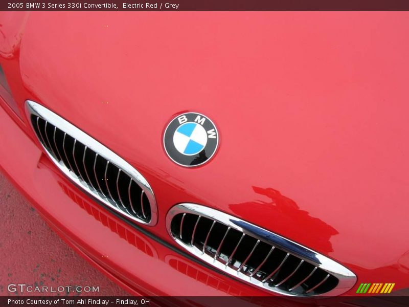 Electric Red / Grey 2005 BMW 3 Series 330i Convertible