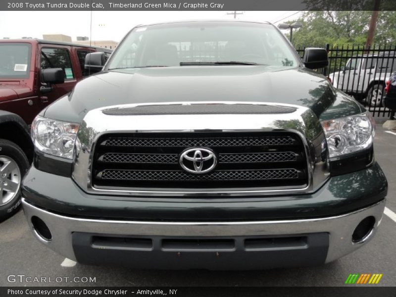 Timberland Green Mica / Graphite Gray 2008 Toyota Tundra Double Cab