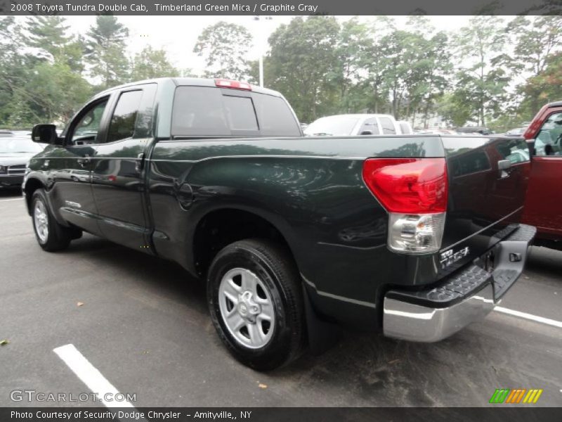 Timberland Green Mica / Graphite Gray 2008 Toyota Tundra Double Cab