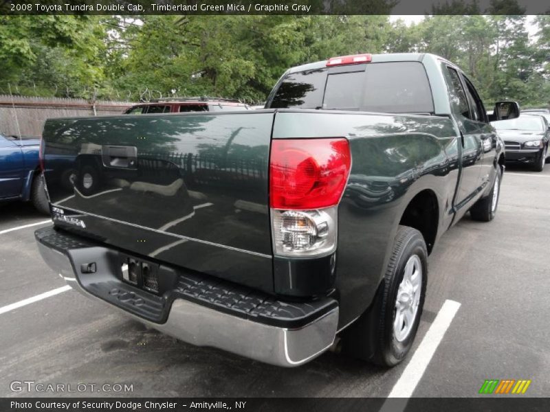 Timberland Green Mica / Graphite Gray 2008 Toyota Tundra Double Cab