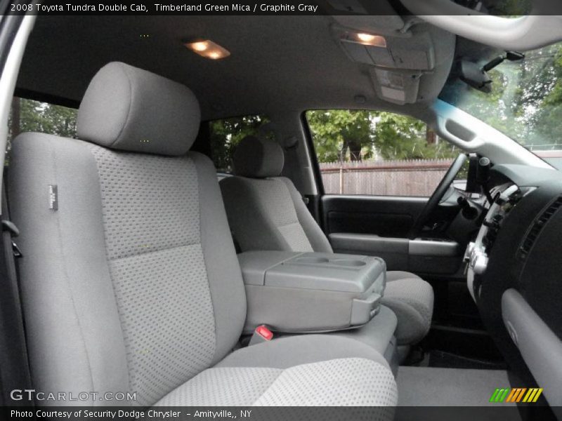 Timberland Green Mica / Graphite Gray 2008 Toyota Tundra Double Cab