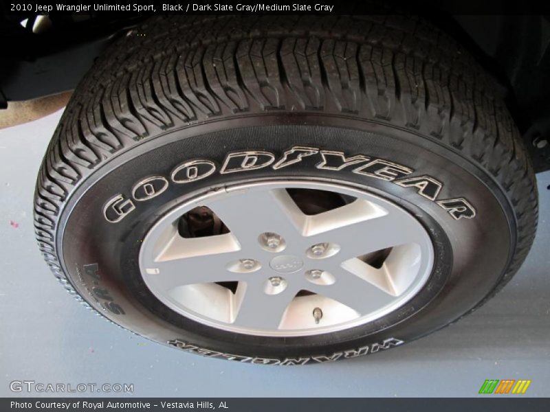 Black / Dark Slate Gray/Medium Slate Gray 2010 Jeep Wrangler Unlimited Sport