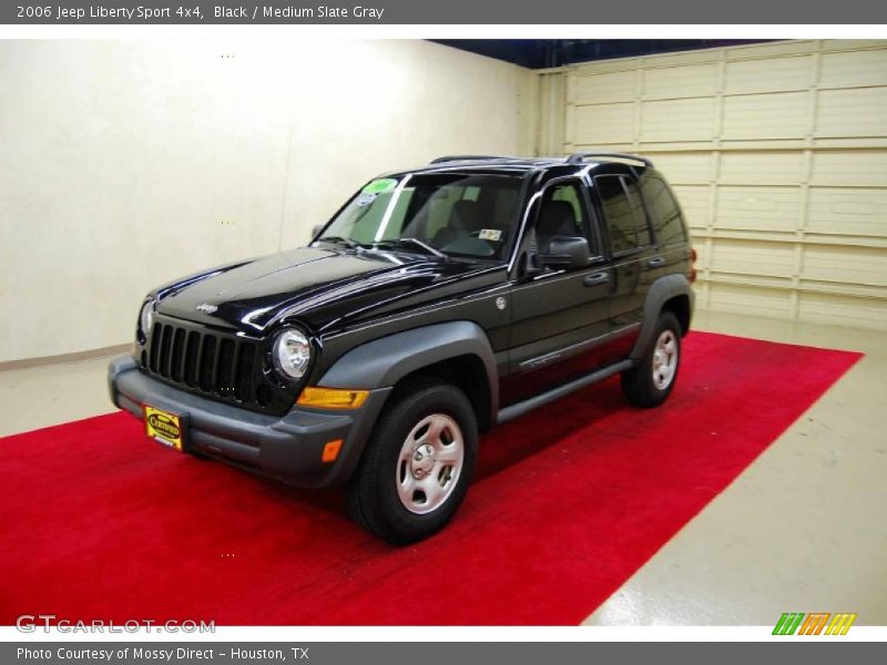 Black / Medium Slate Gray 2006 Jeep Liberty Sport 4x4