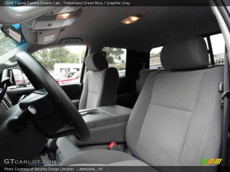 Timberland Green Mica / Graphite Gray 2008 Toyota Tundra Double Cab