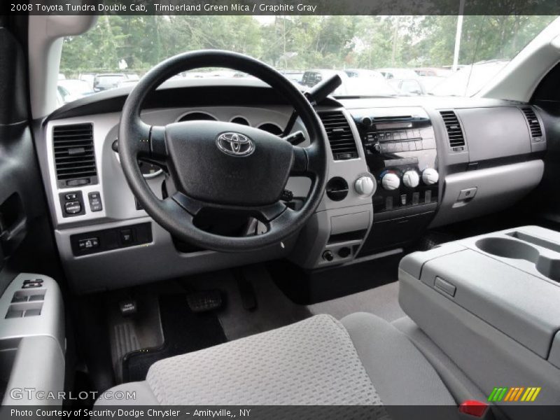 Timberland Green Mica / Graphite Gray 2008 Toyota Tundra Double Cab
