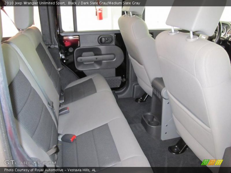 Black / Dark Slate Gray/Medium Slate Gray 2010 Jeep Wrangler Unlimited Sport