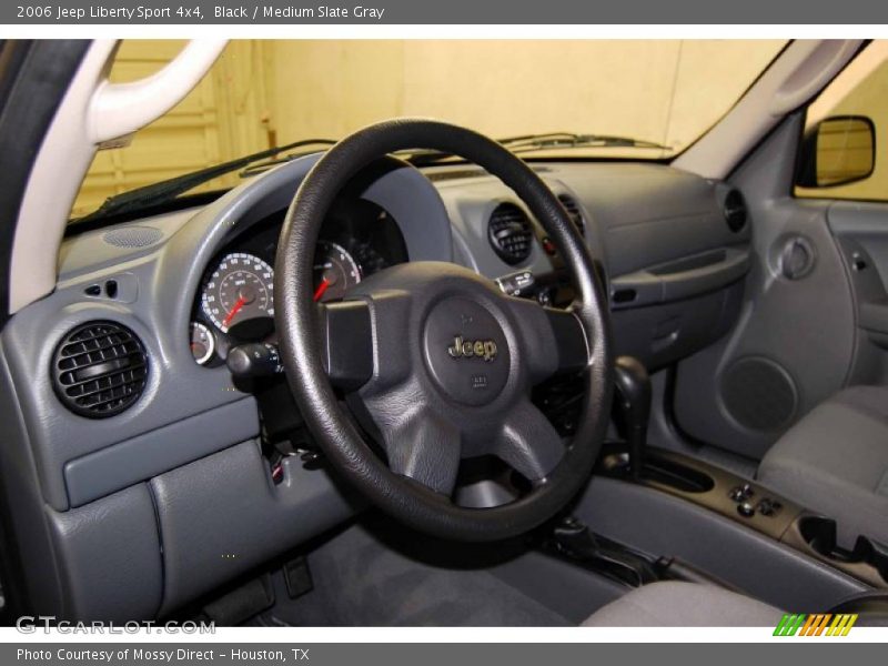 Black / Medium Slate Gray 2006 Jeep Liberty Sport 4x4