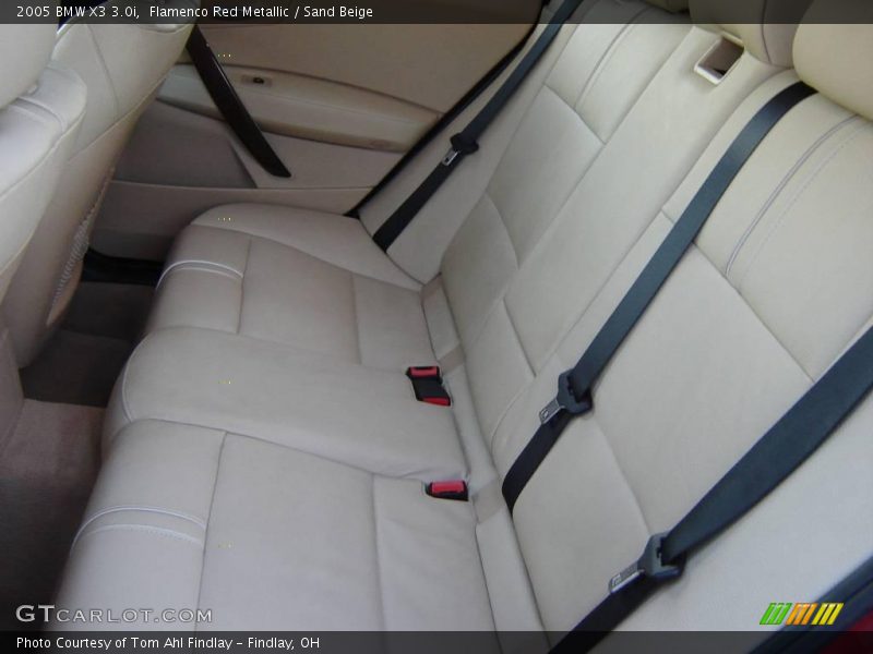 Flamenco Red Metallic / Sand Beige 2005 BMW X3 3.0i