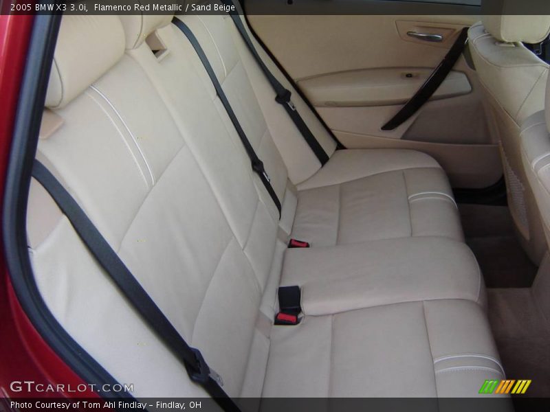 Flamenco Red Metallic / Sand Beige 2005 BMW X3 3.0i