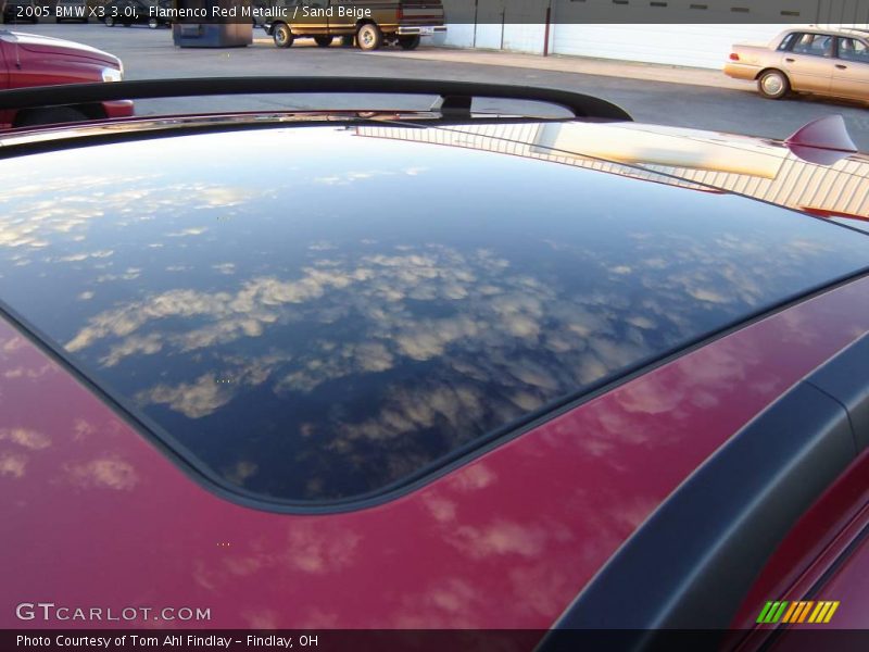Flamenco Red Metallic / Sand Beige 2005 BMW X3 3.0i