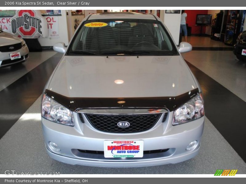 Clear Silver / Gray 2006 Kia Spectra SX Sedan