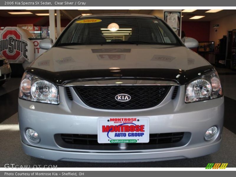 Clear Silver / Gray 2006 Kia Spectra SX Sedan