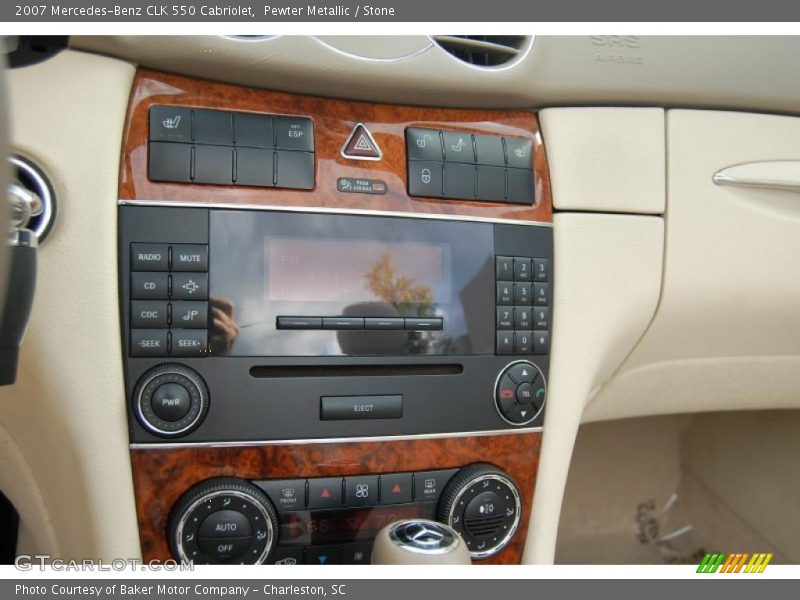 Pewter Metallic / Stone 2007 Mercedes-Benz CLK 550 Cabriolet
