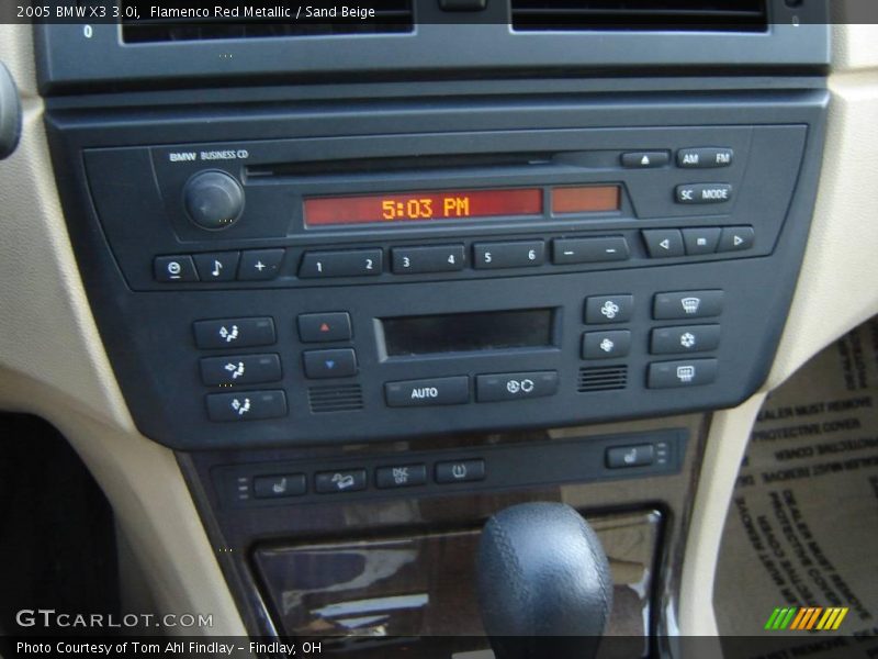 Flamenco Red Metallic / Sand Beige 2005 BMW X3 3.0i