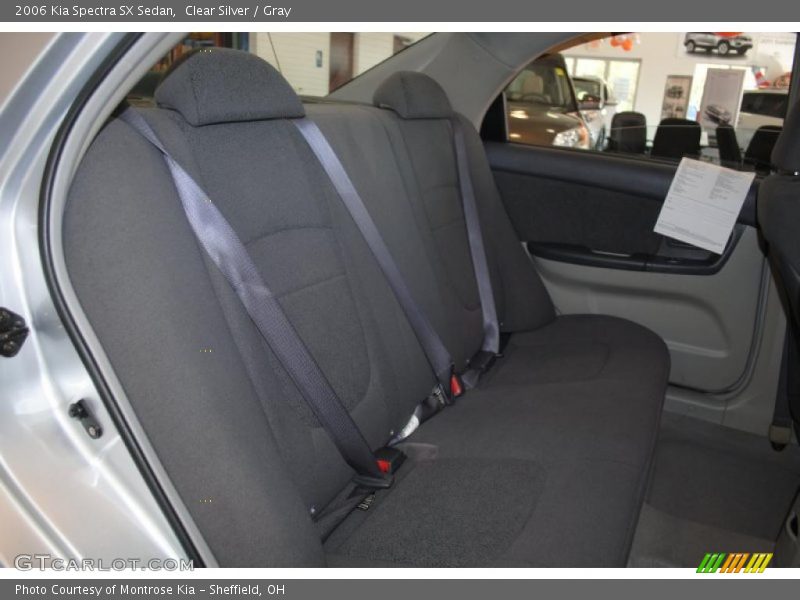Clear Silver / Gray 2006 Kia Spectra SX Sedan