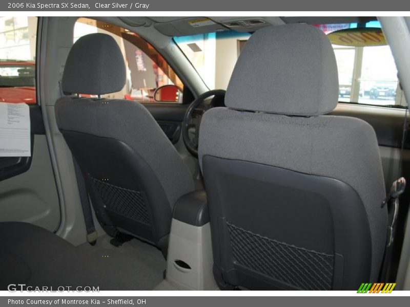 Clear Silver / Gray 2006 Kia Spectra SX Sedan
