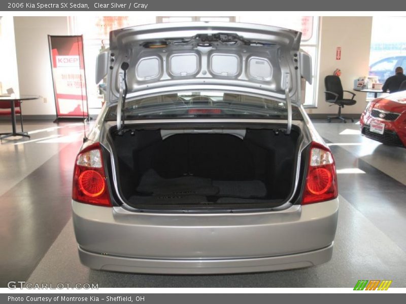 Clear Silver / Gray 2006 Kia Spectra SX Sedan